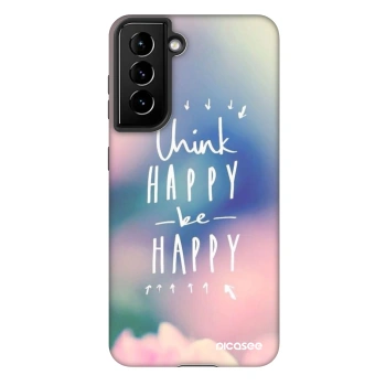 Etui na Samsung Galaxy S21 FE 5G - Think happy be happy