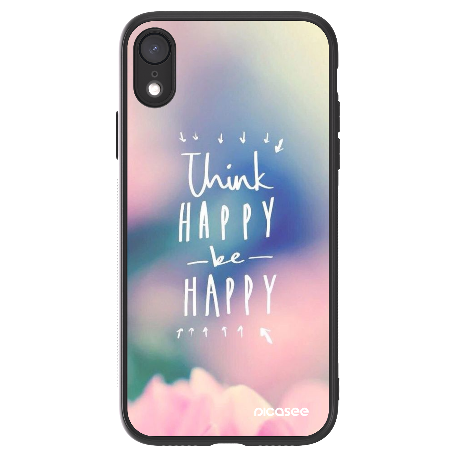 Picasee ULTIMATE CASE na Apple iPhone XR - Think happy be happy