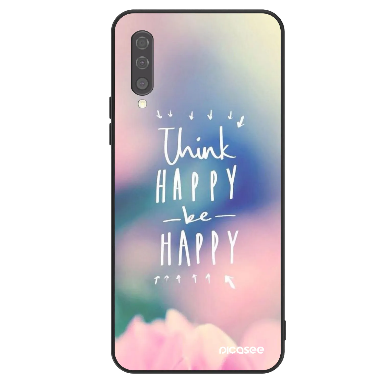 Picasee ULTIMATE CASE na Samsung Galaxy A50 A505F - Think happy be happy