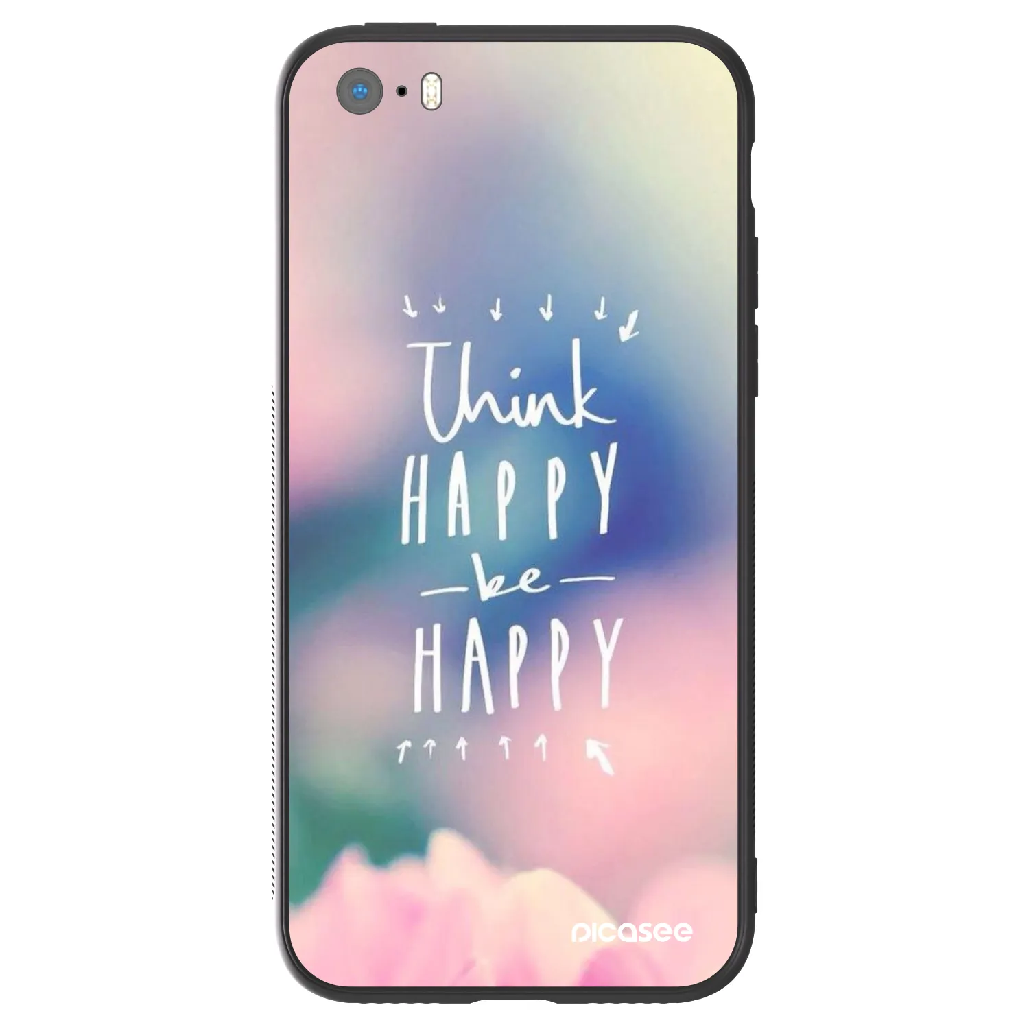Picasee ULTIMATE CASE na Apple iPhone 5/5S/SE - Think happy be happy
