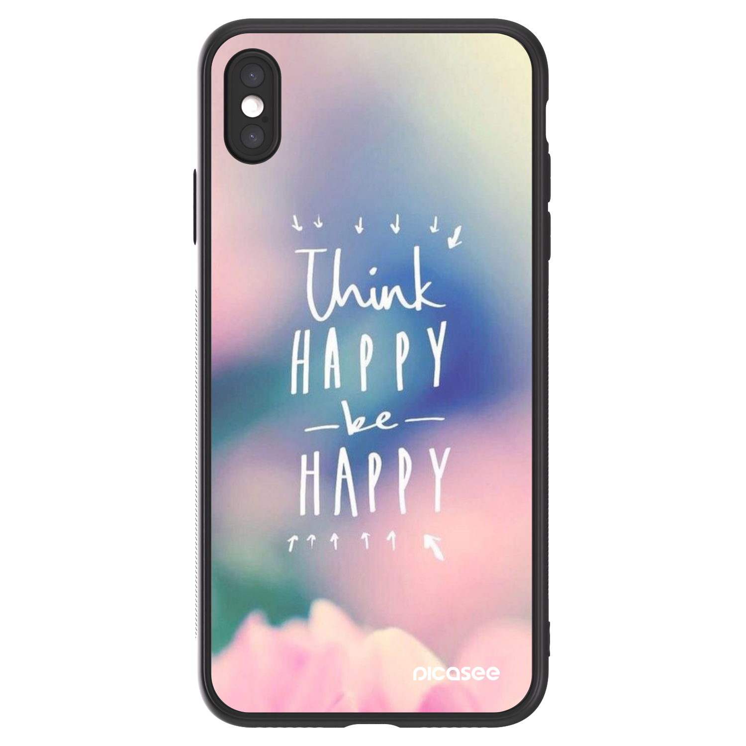 Picasee ULTIMATE CASE na Apple iPhone XS Max - Think happy be happy