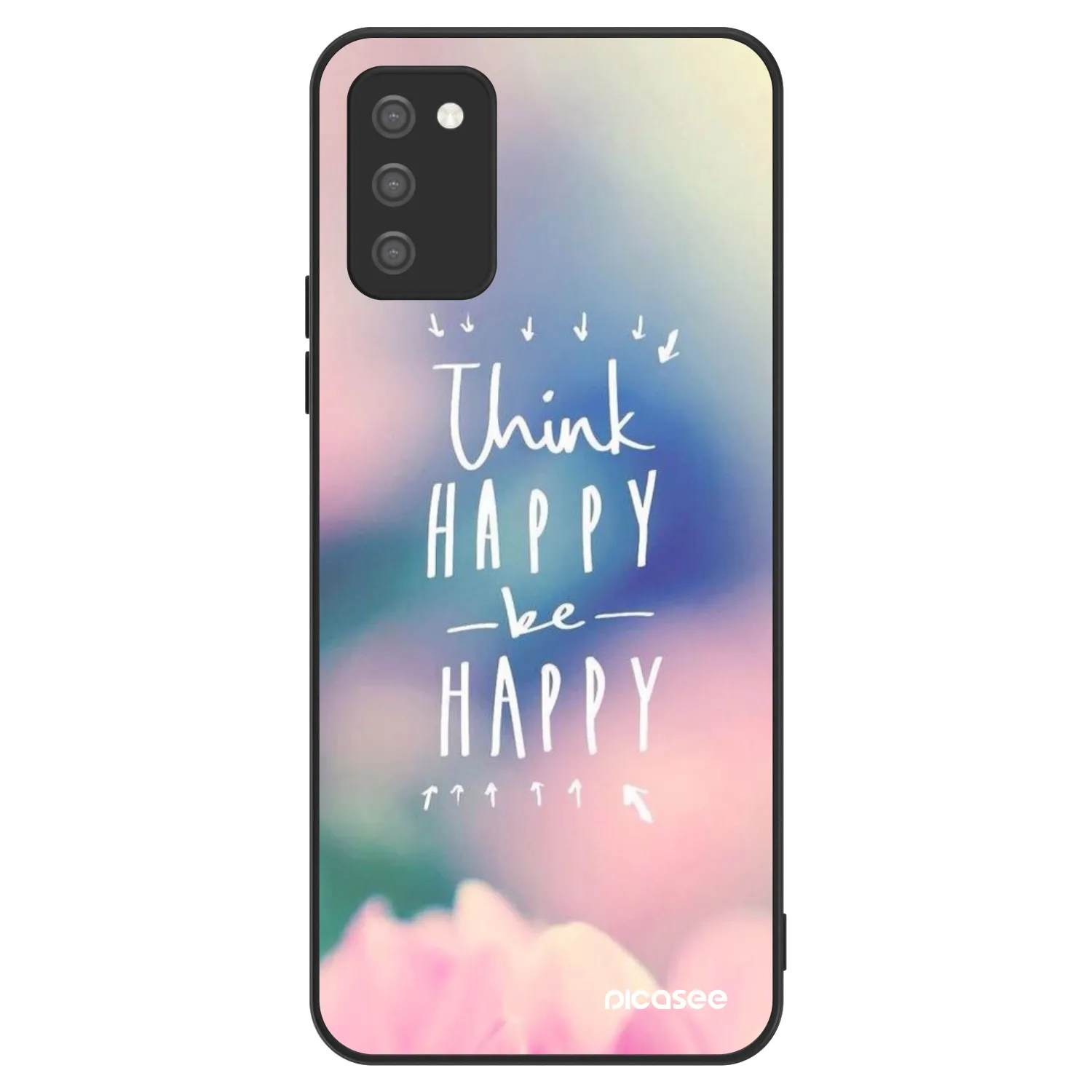Picasee ULTIMATE CASE na Samsung Galaxy A02s A025G - Think happy be happy