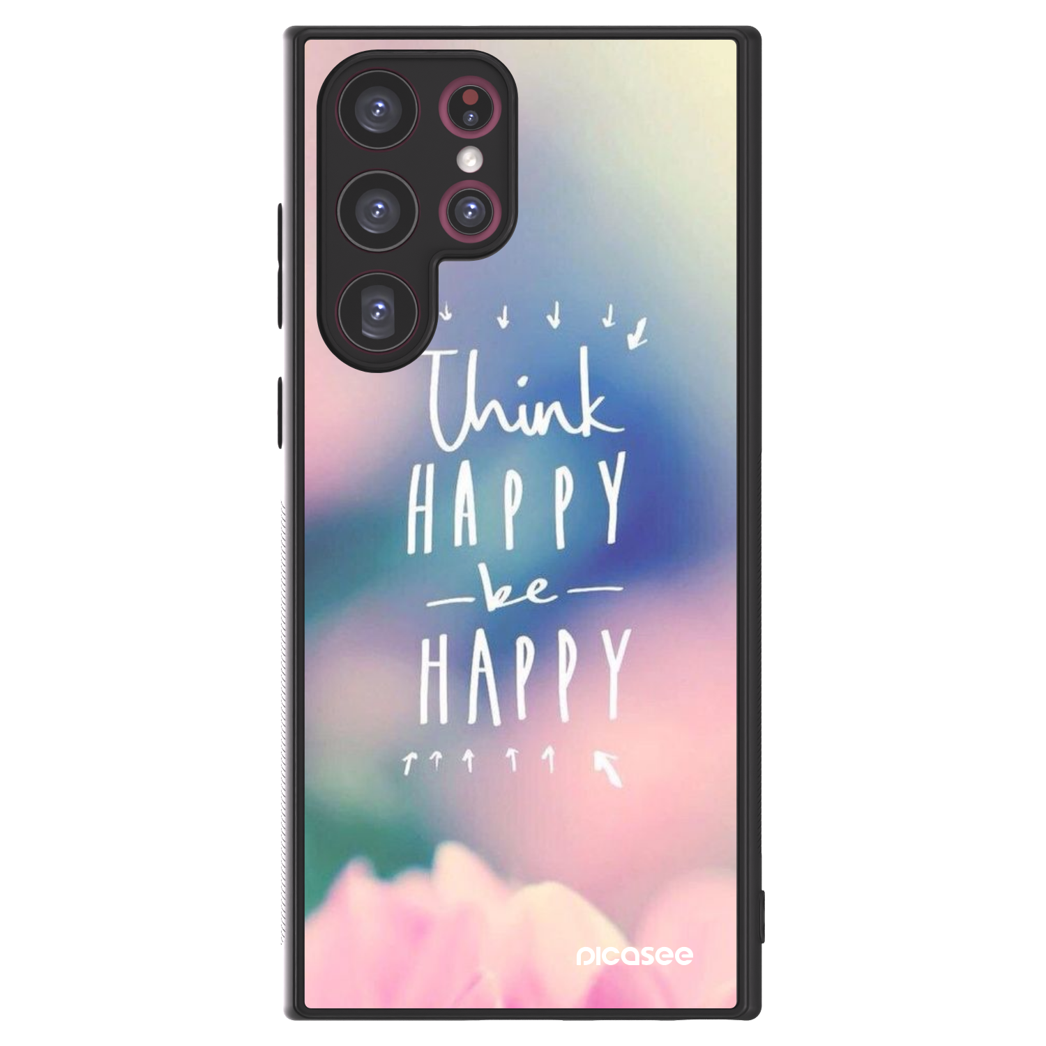 Picasee ULTIMATE CASE na Samsung Galaxy S22 Ultra 5G - Think happy be happy