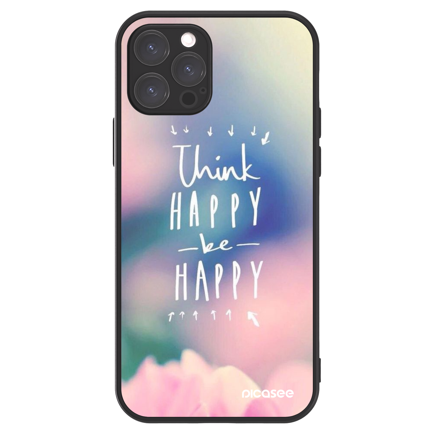 Picasee ULTIMATE CASE MagSafe pro Apple iPhone 12 Pro - Think happy be happy
