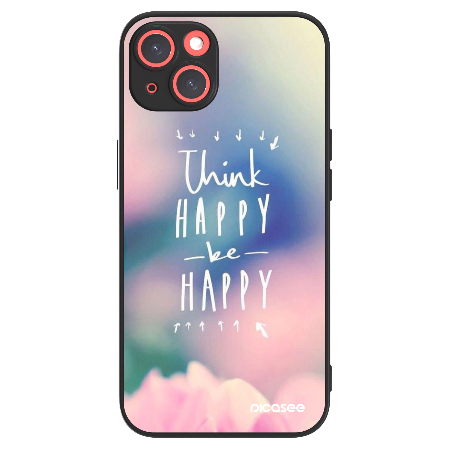 Picasee ULTIMATE CASE MagSafe pro Apple iPhone 13 - Think happy be happy