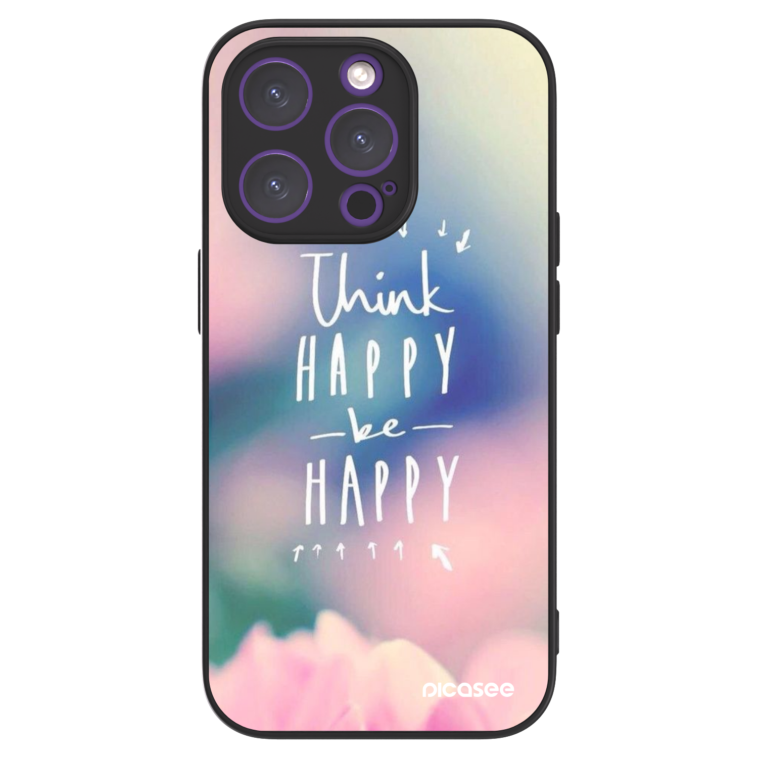 Picasee ULTIMATE CASE MagSafe pro Apple iPhone 14 Pro - Think happy be happy