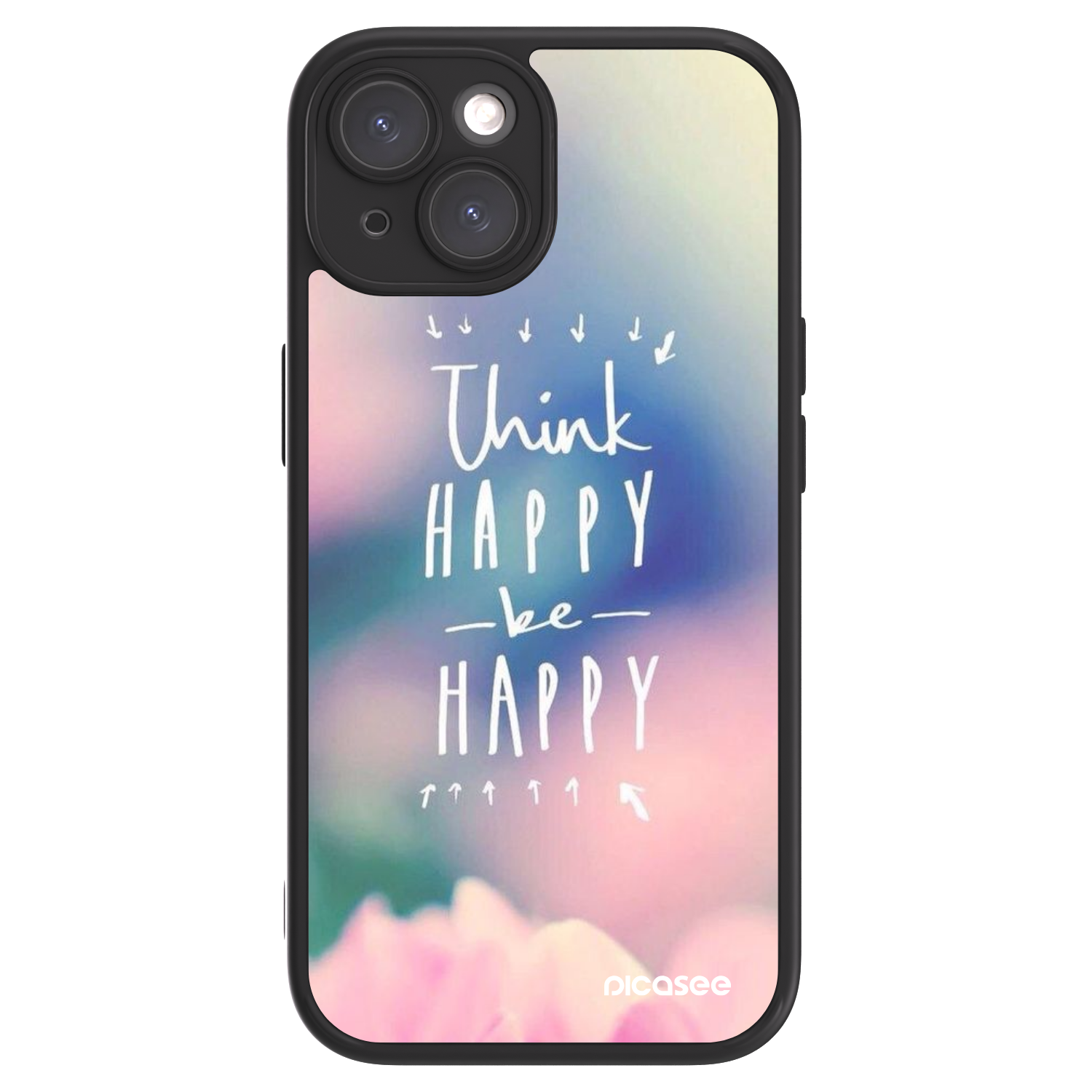 Picasee ULTIMATE CASE na Apple iPhone 15 - Think happy be happy