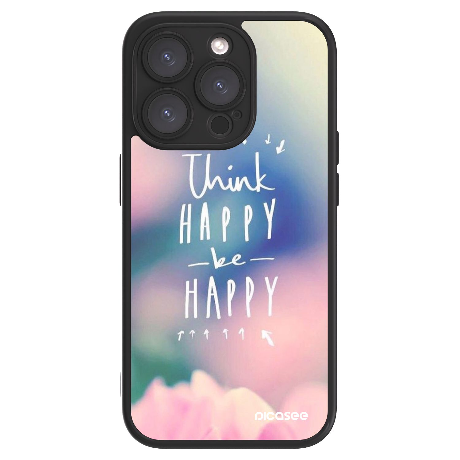 Picasee ULTIMATE CASE na Apple iPhone 15 Pro - Think happy be happy