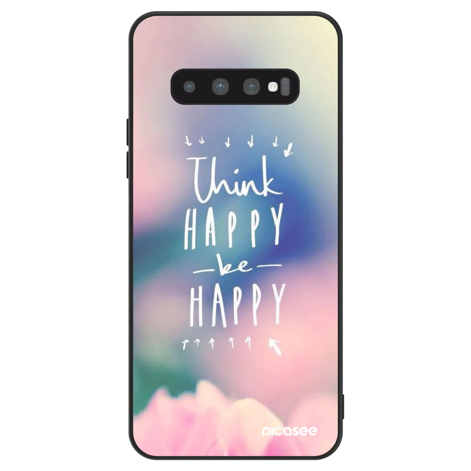 Picasee ULTIMATE CASE na Samsung Galaxy S10 Plus G975 - Think happy be happy