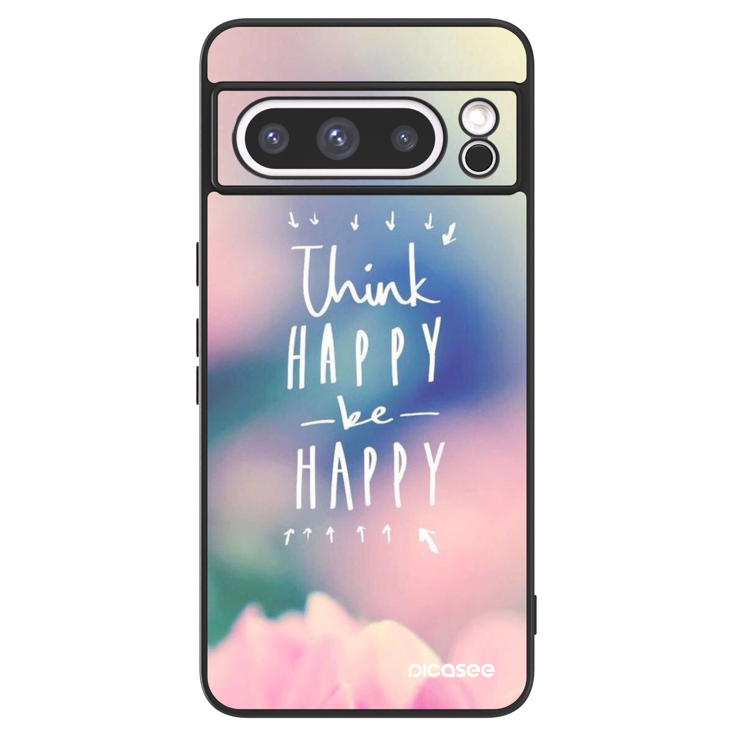 Picasee ULTIMATE CASE na Google Pixel 8 Pro - Think happy be happy