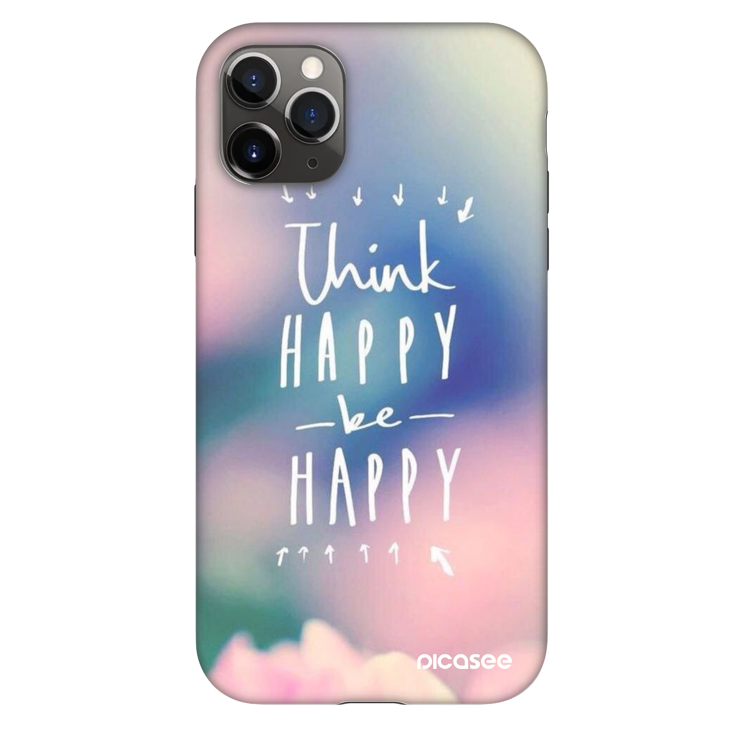 Picasee Fashion Case na Apple iPhone 11 Pro - Think happy be happy