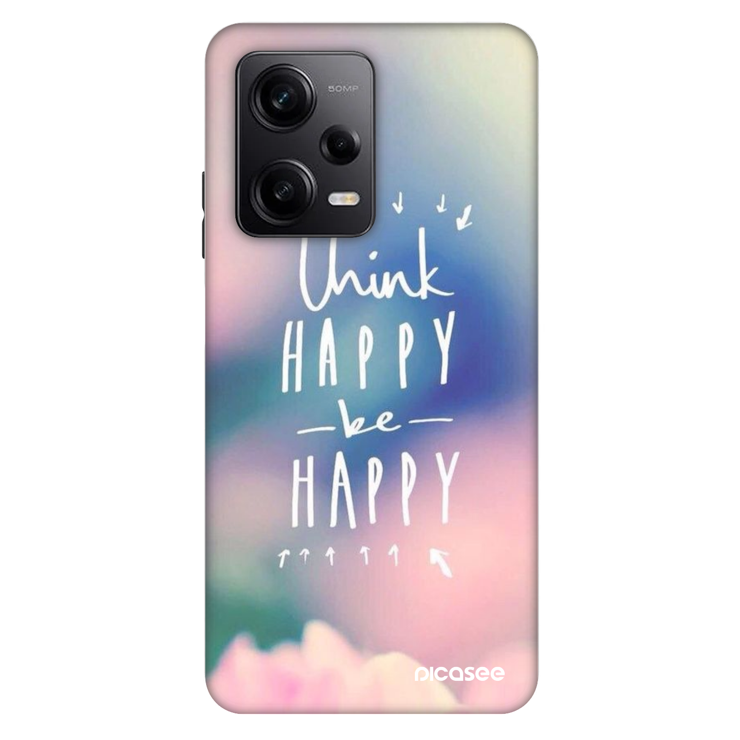 Picasee Fashion Case na Xiaomi Redmi Note 12 Pro 5G - Think happy be happy