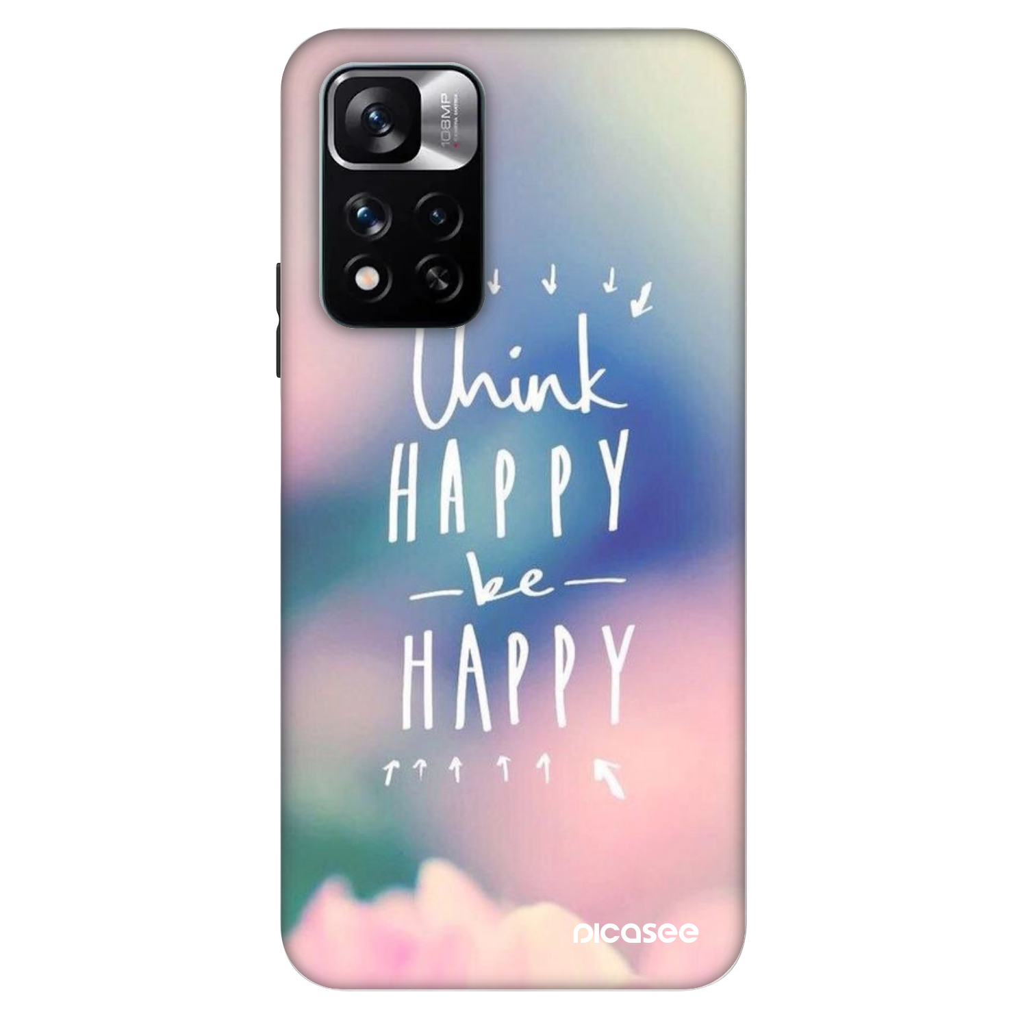 Picasee Fashion Case na Xiaomi Redmi Note 11 Pro 5G - Think happy be happy