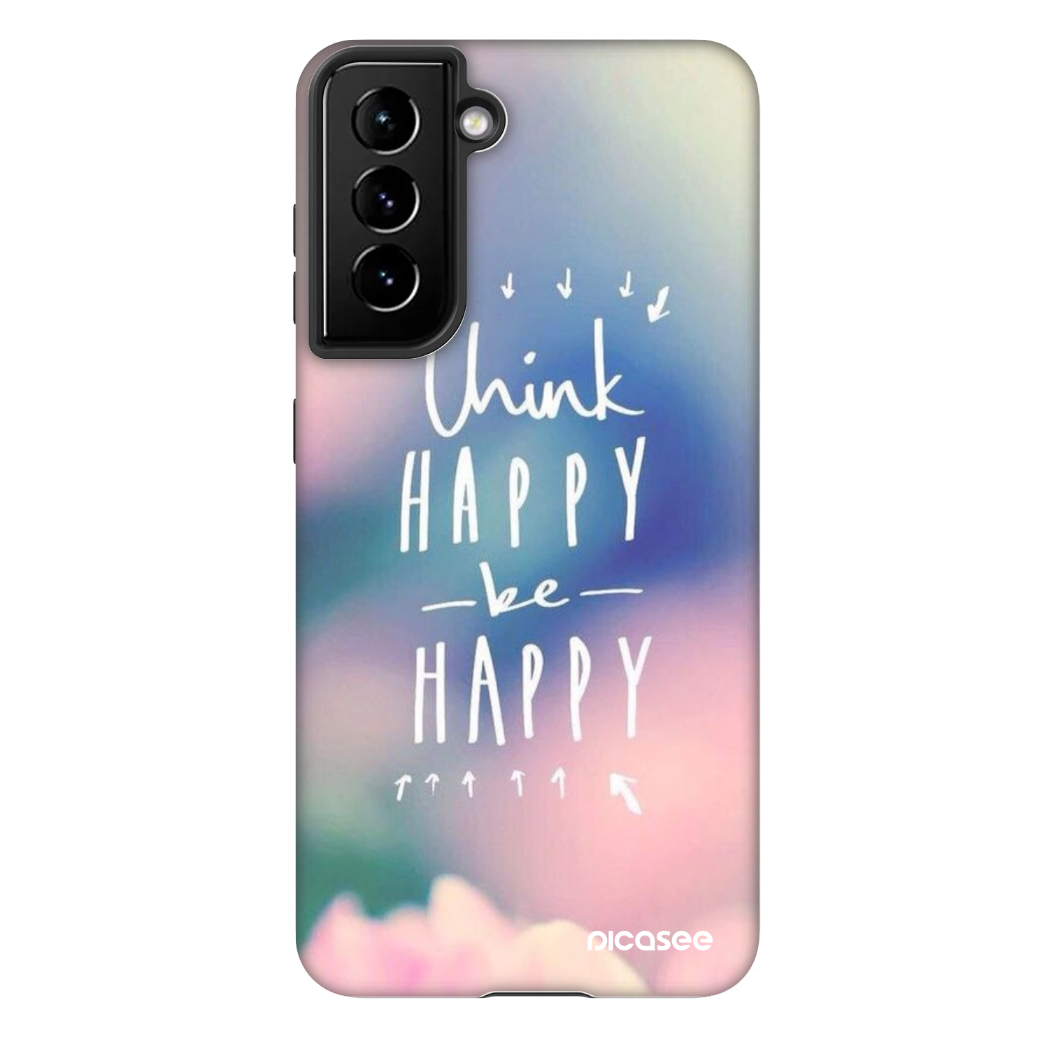 Picasee Fashion Case na Samsung Galaxy S21 FE 5G - Think happy be happy