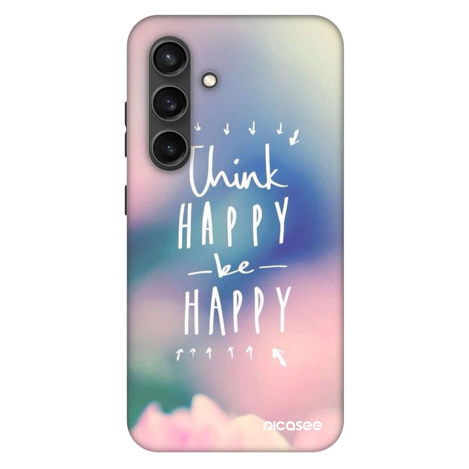 Picasee Fashion Case PowerShare pro Samsung Galaxy S24 S921B 5G - Think happy be happy