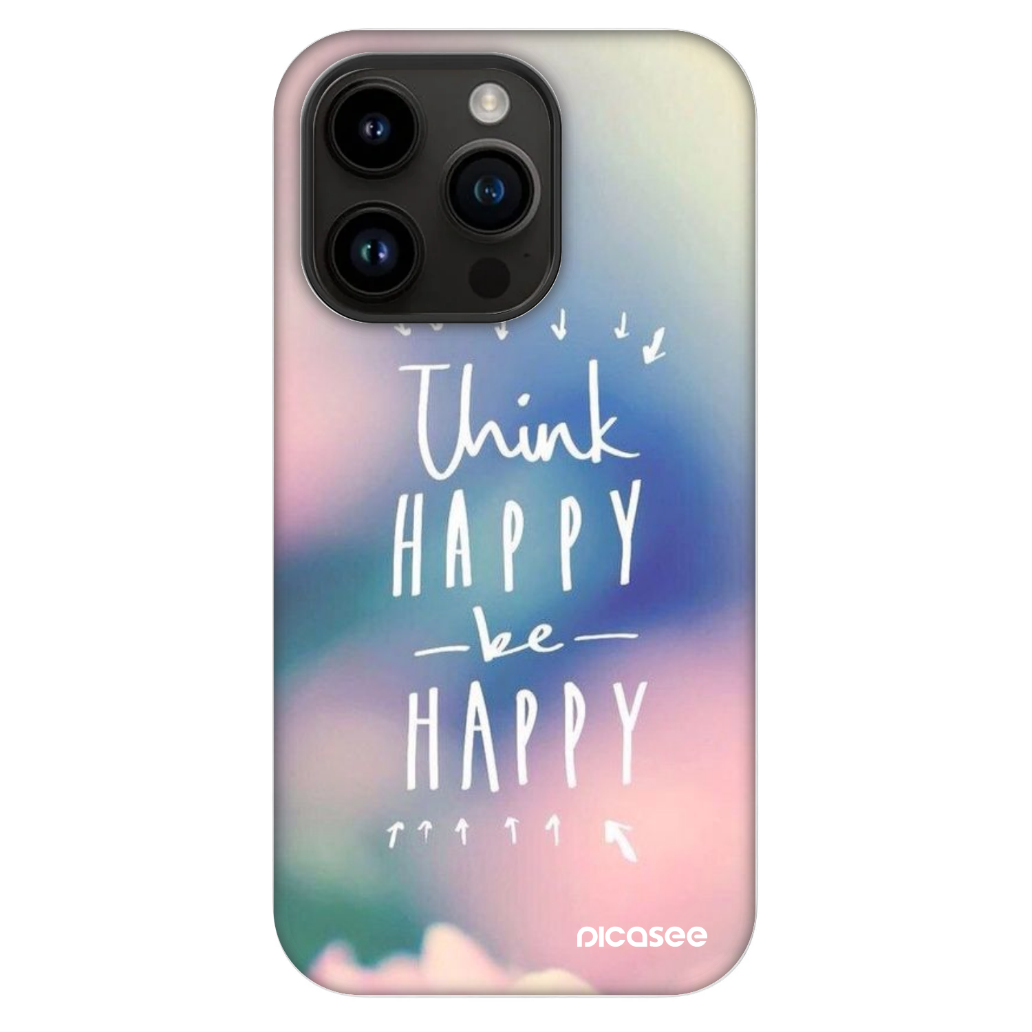 Picasee Fashion Case MagSafe na Apple iPhone 14 Pro - Think happy be happy