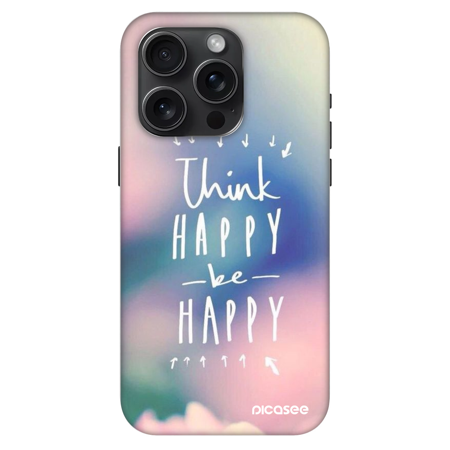 Picasee Fashion Case MagSafe na Apple iPhone 15 Pro - Think happy be happy