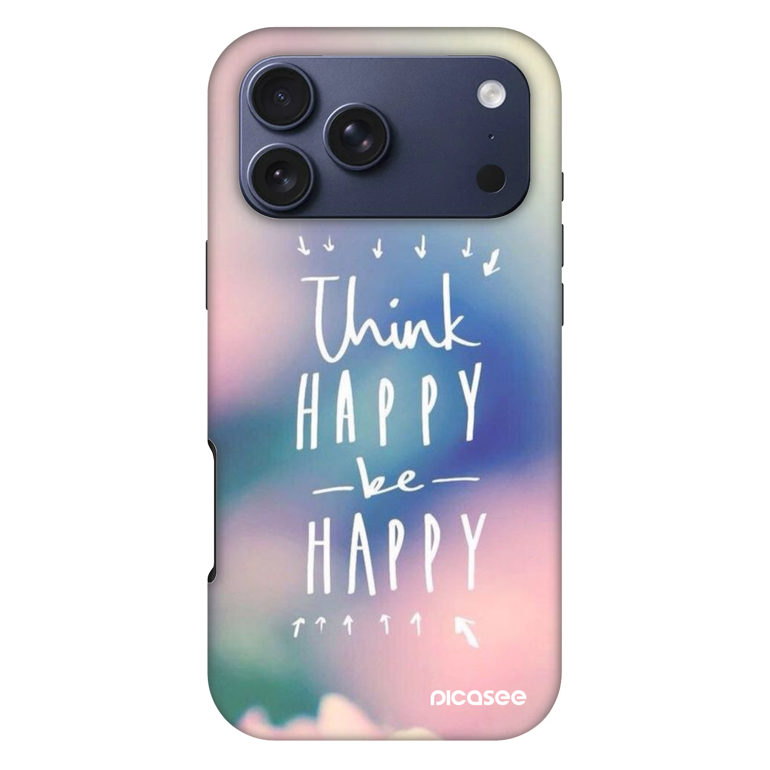 Picasee Fashion Case MagSafe na Apple iPhone 17 Pro Max - Think happy be happy