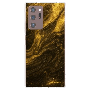 Picasee silikonowe przeźroczyste etui na Samsung Galaxy Note 20 Ultra - Black