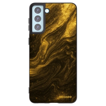 Picasee silikonowe czarne etui na Samsung Galaxy S21+ 5G G996F - Black
