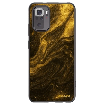 Picasee silikonowe czarne etui na Xiaomi Redmi Note 10 - Black