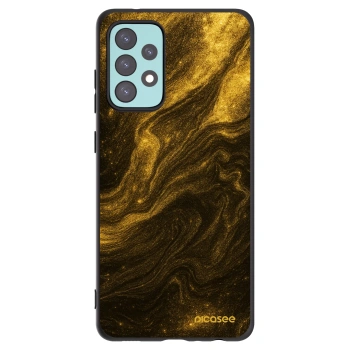 Picasee silikonowe czarne etui na Samsung Galaxy A72 A725F - Black