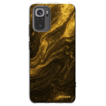 Picasee silikonowe przeźroczyste etui na Xiaomi Redmi Note 10S - Black