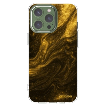 Picasee silikonowe przeźroczyste etui na Apple iPhone 13 Pro - Black