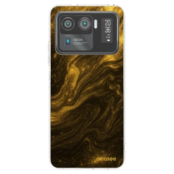 Picasee silikonowe przeźroczyste etui na Xiaomi Mi 11 Ultra - Black