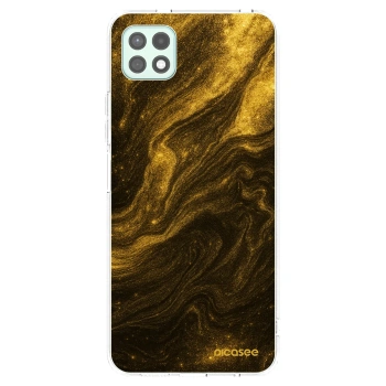 Picasee silikonowe przeźroczyste etui na Samsung Galaxy A22 A226B 5G - Black