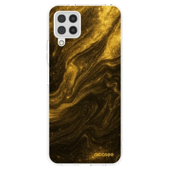 Picasee silikonowe przeźroczyste etui na Samsung Galaxy A22 A225F 4G - Black