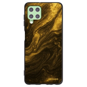 Picasee silikonowe czarne etui na Samsung Galaxy A22 A225F 4G - Black
