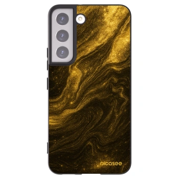 Picasee silikonowe czarne etui na Samsung Galaxy S22 5G - Black