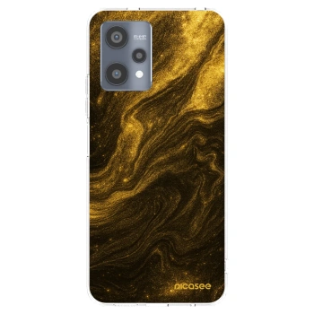 Picasee silikonowe przeźroczyste etui na Realme 9 Pro 5G - Black