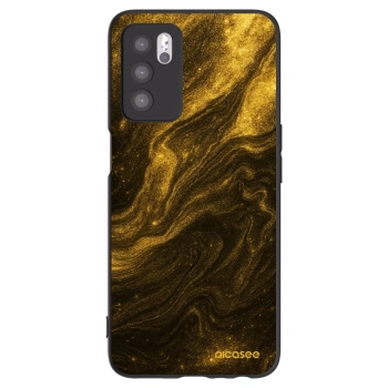 Picasee silikonowe czarne etui na OPPO A16s - Black