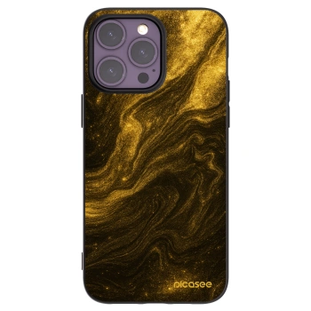 Picasee silikonowe czarne etui na Apple iPhone 14 Pro Max - Black