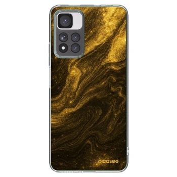Picasee silikonowe przeźroczyste etui na Xiaomi Redmi Note 11 Pro+ 5G - Black