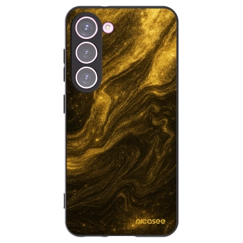 Picasee silikonowe czarne etui na Samsung Galaxy S23 5G - Black