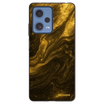 Picasee silikonowe czarne etui na Xiaomi Redmi Note 12 Pro 5G - Black