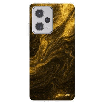 Picasee silikonowe przeźroczyste etui na Xiaomi Redmi Note 12 Pro+ 5G - Black