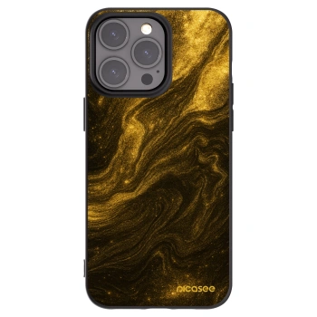 Picasee silikonowe czarne etui na Apple iPhone 15 Pro Max - Black