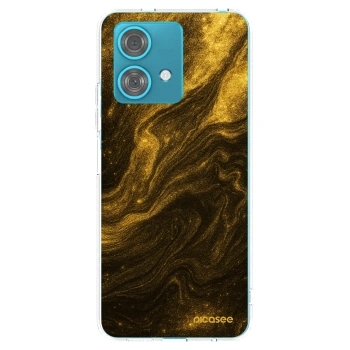 Picasee silikonowe przeźroczyste etui na Motorola Edge 40 Neo - Black