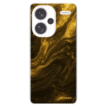 Picasee silikonowe przeźroczyste etui na Xiaomi Redmi Note 13 Pro+ 5G - Black