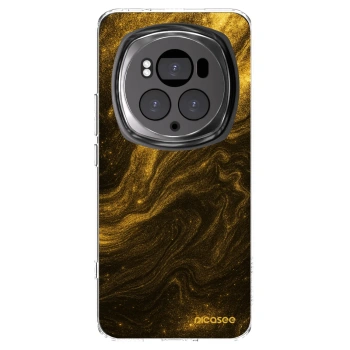 Picasee silikonowe przeźroczyste etui na Honor Magic6 Pro - Black