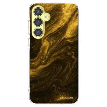 Picasee silikonowe przeźroczyste etui na Samsung Galaxy A35 5G A356B - Black