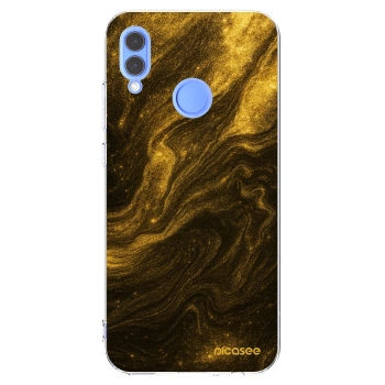 Picasee silikonowe przeźroczyste etui na Huawei P Smart 2019 - Black