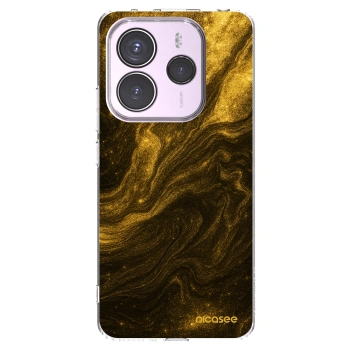 Picasee silikonowe przeźroczyste etui na Xiaomi Redmi Note 14 5G - Black