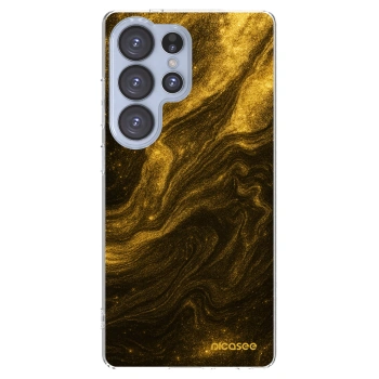 Picasee silikonowe przeźroczyste etui na Samsung Galaxy S25 Ultra 5G - Black