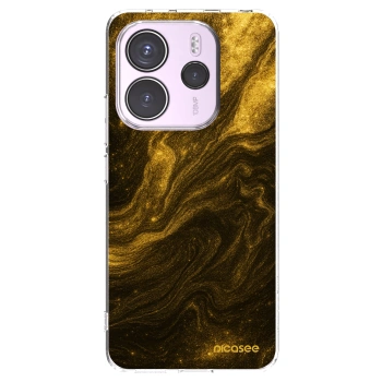Picasee silikonowe przeźroczyste etui na Xiaomi Redmi Note 14 4G - Black