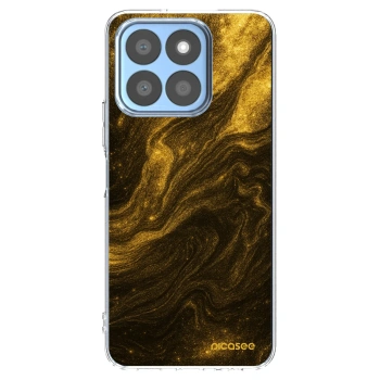 Picasee silikonowe przeźroczyste etui na Honor X8c - Black